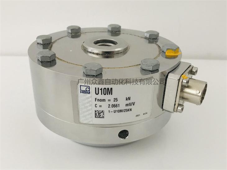 德國HBM 1-U10M/1.25MN力傳感器實拍圖1