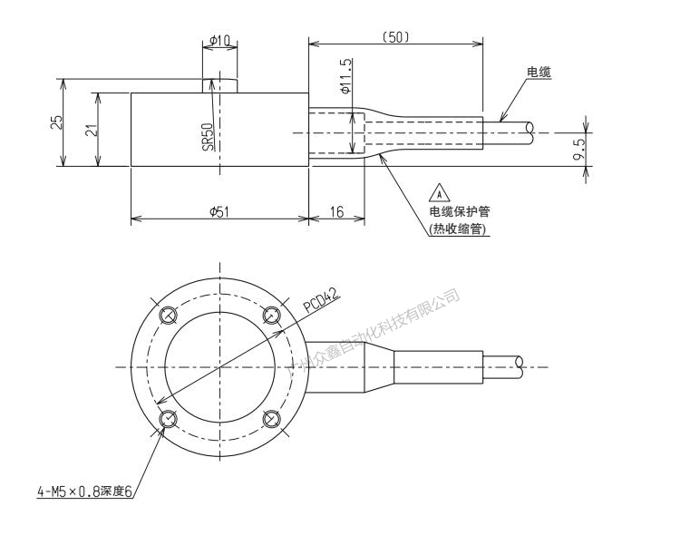 日本NMB(Minebea美蓓亞) CMM1-50K稱重傳感器產(chǎn)品尺寸